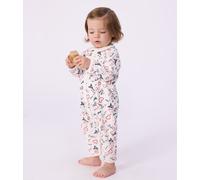 Dors-bien sans pieds bébé mixte en coton imprimé Paris Petit Bateau - blanc - Taille 18 mois 18M blanc/multicouleur