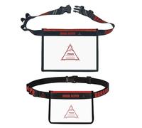 Dorsal Keeper Porte-dos ceinture de sport numéro de compétition Trail Running Triathlon Duathlon Cyclisme Marathons Marche nordique 4 couleurs Unisexe, rouge, Ajustable, Ceinture porte-dorsale