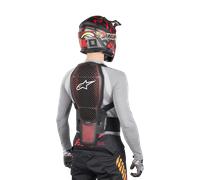 Dorsale Alpinestars Nucleon KR-1 Celli Transparent-Rouge-Noir M Noir