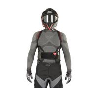 Alpinestars Nucleon KR-3 Protecteur dorsal, noir-rouge, taille L pour homme