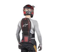 Dorsale Alpinestars Nucleon KR-R Celli Transparent-Rouge-Noir L Noir