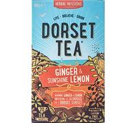 Dorset Tea Infusions (Herbal Ginger & Sunshine Lemon Lot de 3 paquets de 20)