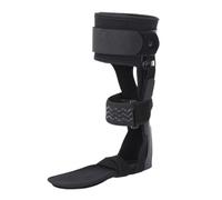 Dorsiflexion Attelle de pied réglable pour soutien de cheville, stabilisateur léger avec manchette de mollet rembourrée, design flexible, récupération après blessure, adaptée aux chaussures, pied