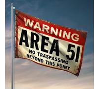 Dortoir amusant zone restreinte : pas d'encombrement au-delà de ce point Drapeau Mancave Accessoires Hommes Stuff pour chambre de garçon (152 x 244 cm)