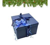 Dorugage Boîte à photos à faire soi-même - Fournitures d'emballage romantiques réutilisables à 5 couches | Album Box - pour parents, amis, étudiants, organisateurs d'événements, Noël
