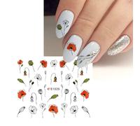 Dorure Marbre Motif Laser Curseurs Autocollants Pour N64.3d Lignes De Vague Nail Art Document Floraison D¿¿Calque Manucure Accessoires Btf-S31 - Type E1025