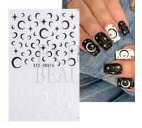 Dorure Marbre Motif Laser Curseurs Autocollants Pour N64.3d Lignes De Vague Nail Art Document Floraison D¿¿Calque Manucure Accessoires Btf-S31 - Type Stz-Cs076