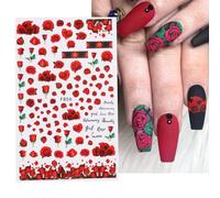 Dorure Marbre Motif Laser Curseurs Autocollants Pour N64.3d Lignes De Vague Nail Art Document Floraison D¿¿Calque Manucure Accessoires Btf-S31 - Type F856