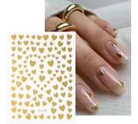 Dorure Marbre Motif Laser Curseurs Autocollants Pour N64.3d Lignes De Vague Nail Art Document Floraison D¿¿Calque Manucure Accessoires Btf-S31 - Type So-085 Gold