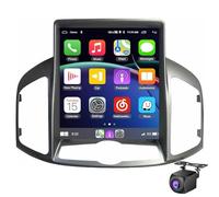 Dorwioll Autoradio Android 15 pour Che-vrolet Captiva 2012-2017,écran Tactile HD 9,7 Pouces 2 DIN avec CarPlay sans Fil Android Auto Bluetooth GPS WiFi SWC FM/RDS USB Caméra De Recul(Size:L20)