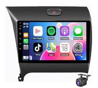 Dorwioll Autoradio Android pour K-IA Forte K3 Cerato 2013-2018,écran Tactile 9 Pouces CarPlay sans Fil WiFi Navigation GPS Bluetooth FM RDS EQ SWC Et Caméra De Recul AHD(Size:L20)