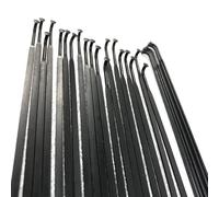 DoRysk Lot de 12 rayons PSR 1432 - Type J - En acier inoxydable - Calibre 14 - Longueur : 218-305 mm - Pour vélo de route - Pièces de cyclisme (250 mm)