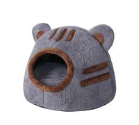 DoRysk Niche confortable pour chat et chat - Forme mignonne - Niche confortable pour chats - Lit doux et auto-chauffant (9, L)
