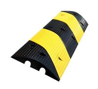 dos d'âne, Ralentisseur en caoutchouc for câble, protection de rampe à 2 canaux, ralentisseur de vitesse modulaire extérieur for câble de sol, protection de tuyau (2 canaux)(2-channel)