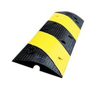dos d'âne, Ralentisseur en caoutchouc for câble, protection de rampe à 2 canaux, ralentisseur de vitesse modulaire extérieur for câble de sol, protection de tuyau (2 canaux)(1-channel)