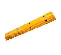 dos d'âne, Rampes de service en caoutchouc avec ralentisseur modulaire miniature à bac à fil(Yellow)