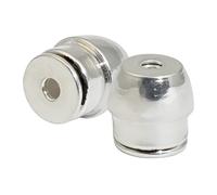 Dos De Boucle D'oreille - Dos De Boucle D'oreille Verrouillables, Supports D'anneau D'ore-ille Pour Goujons, Avec Couvercle Sécurité Remplacements De D'or-eile Anti-perçage Adaptés | A