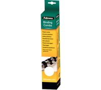 Dos de reliure en plastique Fellowes DIN A4 21 anneaux 14 mm blanc 25 pièces