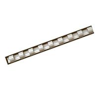 Dos de reliure en plastique Fellowes DIN A4 21 anneaux 16 mm blanc 25 pièces