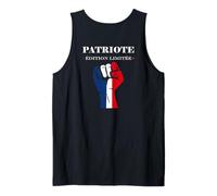 [Dos] Force Drapeau français Patriotisme Poing levé Patriote Débardeur