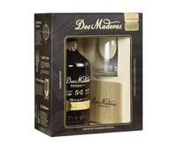 Dos Maderas Jerez-Xeres 5+5 Ans PX Rhum avec 2 Verres en Coffret Cadeau 700 ml