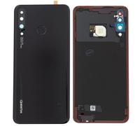 Dos Noir Pour Huawei P30 Lite En Verre + Vitre Apn + Capteur Empreintes