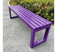 Dos nu moderne en fer forgé - Pour une utilisation en extérieur - Toutes saisons - Multicolore - Pour jardin et terrasse - Violet - 110 cm / 43.3in