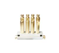 Dosage de distributeur à piston d'huile type manchon | Type de manchon 0,3-0,5 cc : distribution d'huile et de graisse.(3 s,0.4cc(sleeve type))