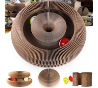 Dosanlues Magic Organ Griffoir pour chat avec 2 boules de clochette, balle pour chat - L'ultime exercice physique mental interactif pour chat d'intérieur