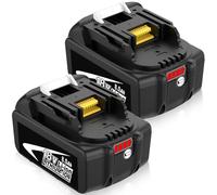 Dosctt 2 pièces 8000mAh Remplacement pour Makita 18V Batterie 8.0Ah BL1850B BL1860B BL1850 BL1860 BL1840B BL1830B BL1840 BL1830 avec indicateur LED