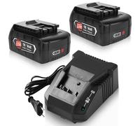 Dosctt 2X 8000mAh Batterie Compatible avec Le système pour Bosch 18 V et Compatible avec Les chargeurs pour Bosch 14,4 V-18 V