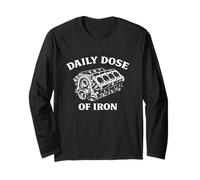 Dose Quotidienne de Iron Engine Car Guy Funny Mechanic Garage Meme Manche Longue
