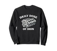 Dose Quotidienne de Iron Engine Car Guy Funny Mechanic Garage Meme Sweatshirt