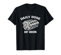 Dose Quotidienne de Iron Engine Car Guy Funny Mechanic Garage Meme T-Shirt