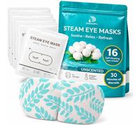 DoSensePro Lot de 16 masques à vapeur auto-chauffants pour les yeux secs, soin de la cornée et soulagement de l'orgelet - Masques jetables sans parfum, hypoallergéniques et non parfumés pour les yeux