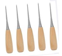 DOSERTY Alêne avec poignée en bois massif pour réparation de chaussures en cuir et applications