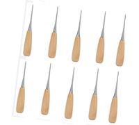 DOSERTY Alêne avec poignée en bois massif pour réparation de chaussures en cuir et applications