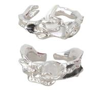 DOSERTY Bagues légères et confortables pour couple - Polyvalentes - Motif soleil et lune - Pour un usage quotidien - Ajoute une touche de charme et de romance