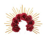 DOSERTY Bandeaux de fête de carnaval en forme de couronnes sacrées pour femme, bandeau de maquillage pour Halloween, prise de photos, bandeau d'Halloween pour femmes pour adultes et filles