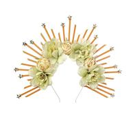 DOSERTY Bandeaux de fête de carnaval en forme de couronnes sacrées pour femme, bandeau de maquillage pour Halloween, prise de photos, bandeau d'Halloween pour femmes pour adultes et filles