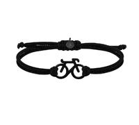 DOSERTY Bracelet de cyclisme fin en métal tricoté à la main - Design flexible et réglable, taille unique, Comme décrit