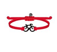 DOSERTY Bracelet de cyclisme fin en métal tricoté à la main - Design flexible et réglable, taille unique, Comme décrit