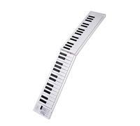 DOSERTY Clavier de piano pliable 61 Piano Portable Clavier électrique multifonctionnel pour débutants, adolescents et adultes Portable