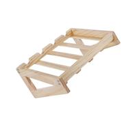 DOSERTY Étagère à vin en bois massif naturel moderne bucolique pour maison, pubs, décoration multifonctionnelle, solution de rangement, présentoir à boissons en bois massif