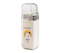 DOSERTY Étui de rangement portable 3 en 1 pour brosse à dents avec couvercle étanche pour bain de bouche pour voyage en famille et voyage d'affaires, Chaton, Taille unique