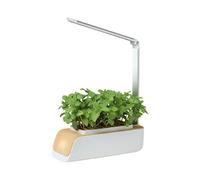 DOSERTY Kit de culture automatique de plantes avec éclairage à spectre complet et lampe réglable en hauteur pour légumes, jardinage à la maison, minuterie, lampe de croissance des plantes
