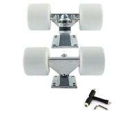 DOSERTY Longboards Truck And Wheel Skateboards Support de roue Base de pont et matériel PU Accessoires Skateboards Matériel de skate