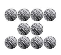 DOSERTY Lot de 10 balles d'entraînement en éponge souple EVA élastique pour intérieur/extérieur Arc-en-ciel