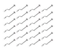 DOSERTY Lot de 20 nettoyants efficaces pour l'entretien de l'apiculture en acier inoxydable pour l'entretien des bols en gelée de l'apiculture