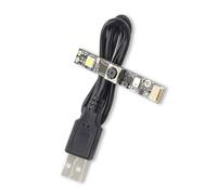 DOSERTY Module de caméra USB 5 MP OV5640 puce mise au point automatique avec microphone de petite taille facile Plug and For Play Autofocus Webcam Module